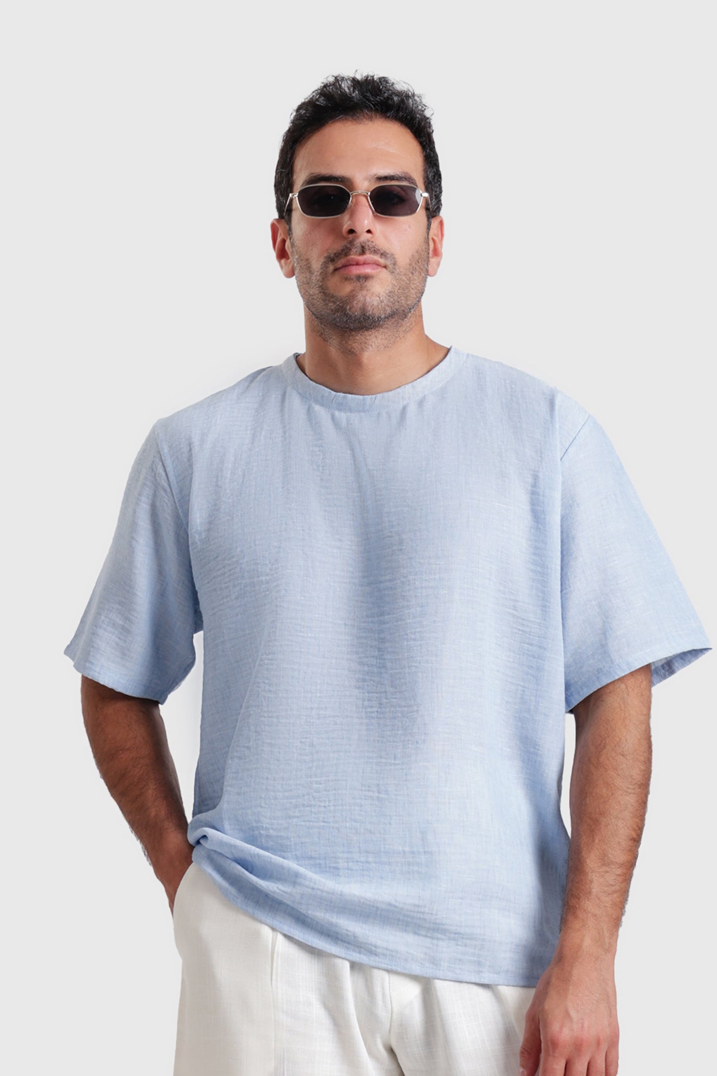 Linen Oversized T-Shirt
