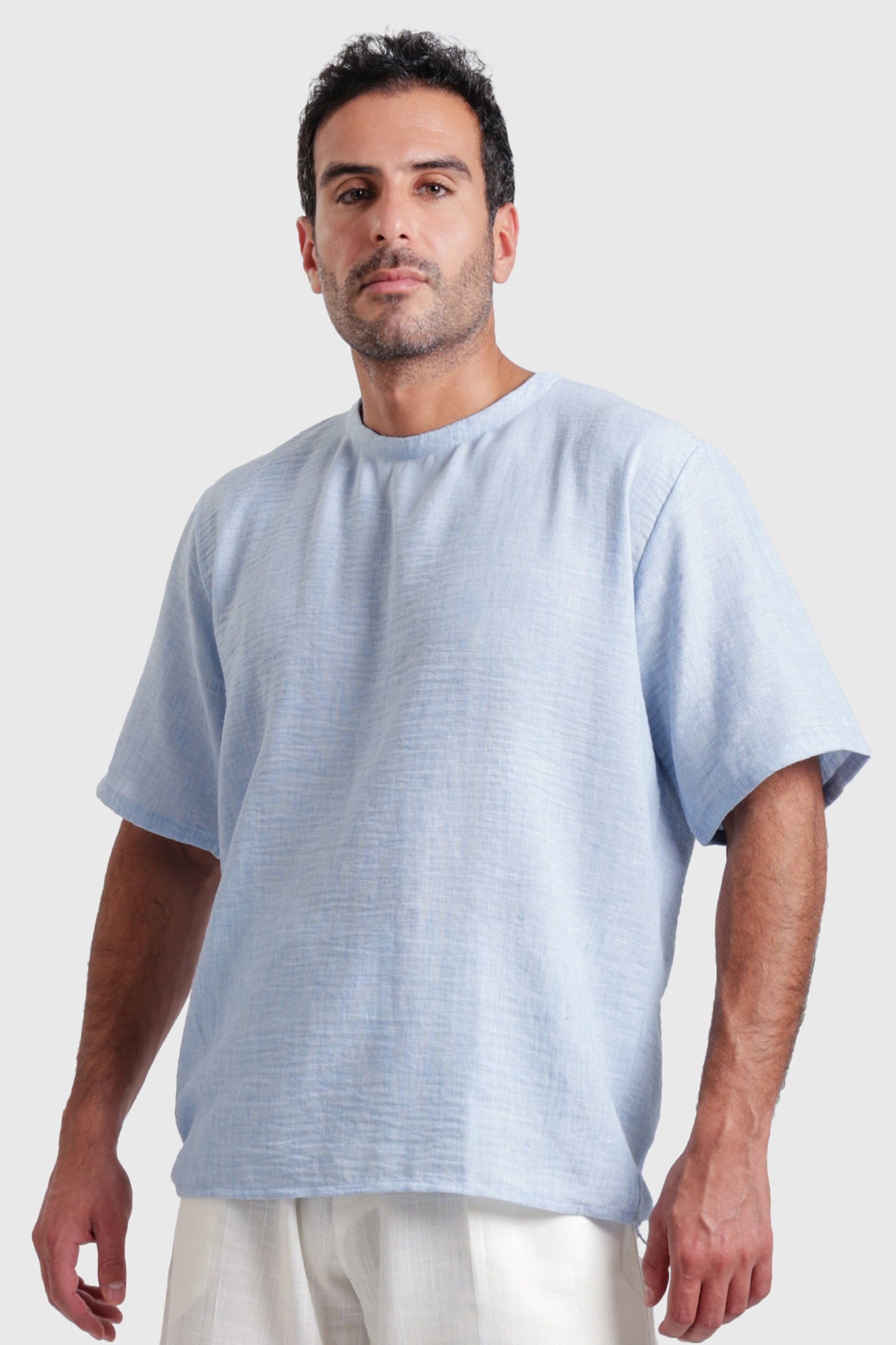 Linen Oversized T-Shirt