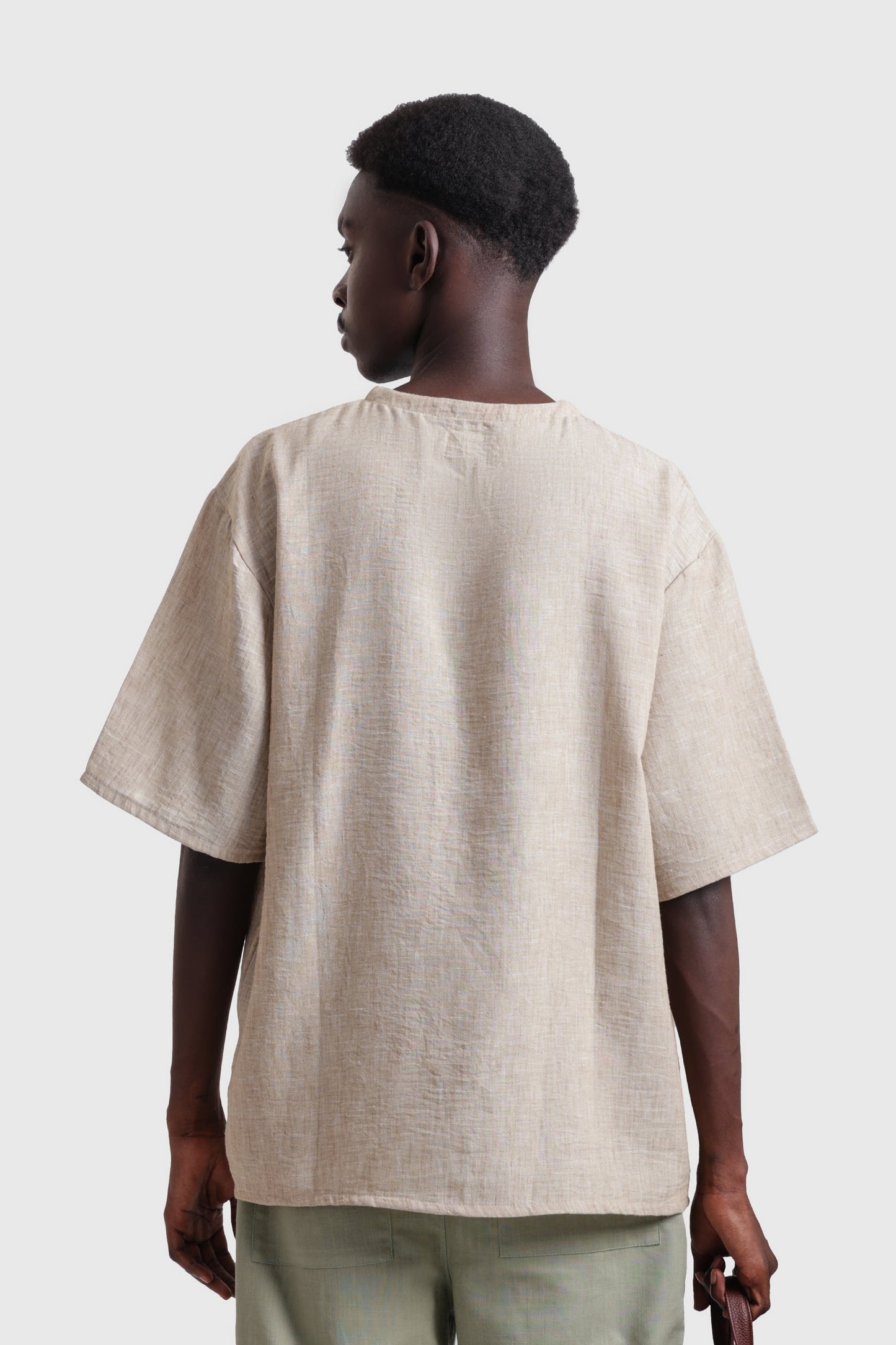Linen Oversized T-Shirt