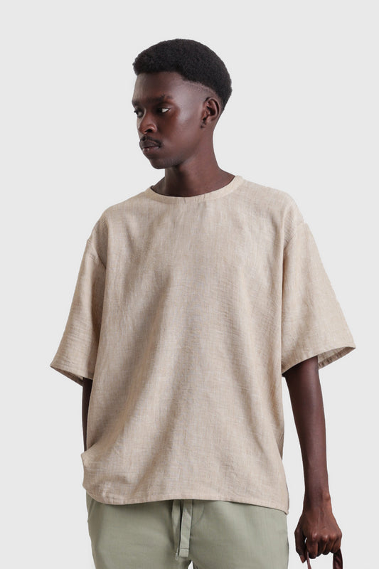 Linen Oversized T-Shirt
