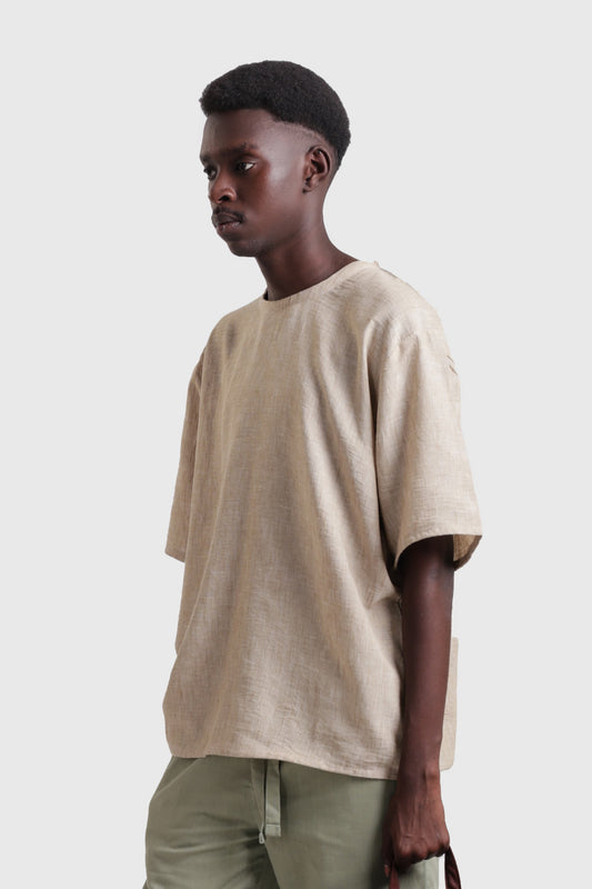 Linen Oversized T-Shirt