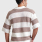 Premium Handmade Off-White/Brown Trichot Shirt
