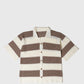 Premium Handmade Off-White/Brown Trichot Shirt