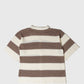 Premium Handmade Off-White/Brown Trichot Shirt