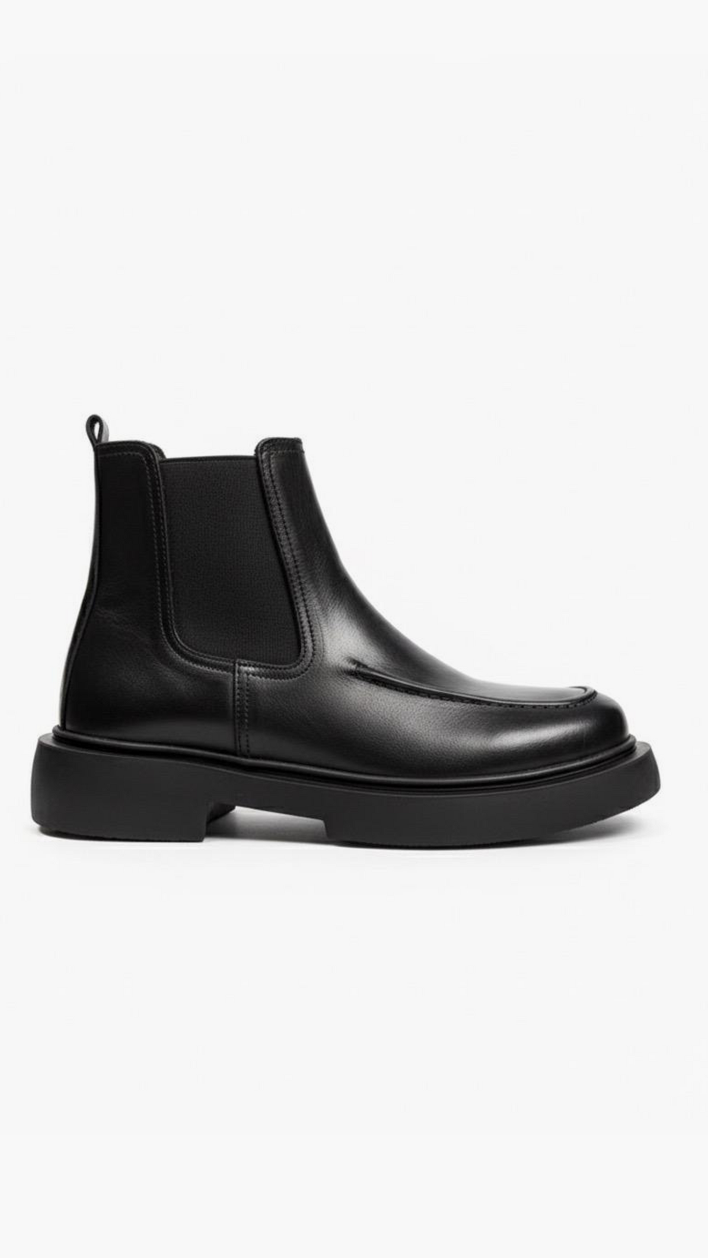 Jumel VALE Black Leather Chelsea Boot