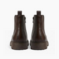 Jumel NOVA Brown Leather Zip Ankle Boots