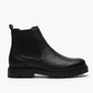 Jumel NOVA Black Leather Zip Ankle Boots