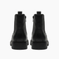 Jumel NOVA Black Leather Zip Ankle Boots