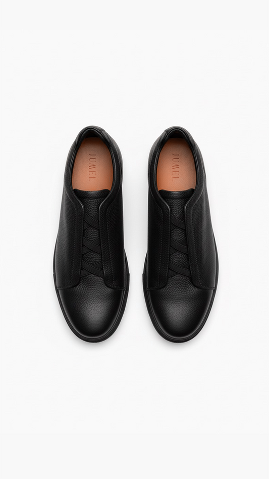 Jumel HAVEN Natural Black Slip On Sneakers