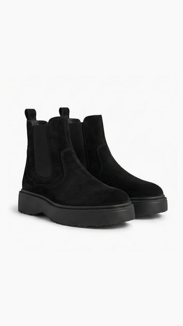 Jumel NOIR – Chamois Chelsea Boots