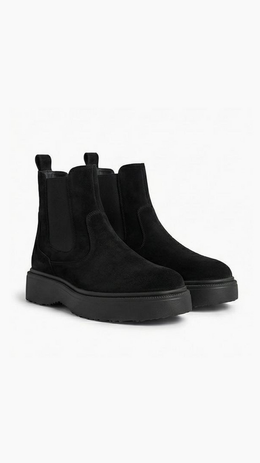 Jumel NOIR – Chamois Chelsea Boots