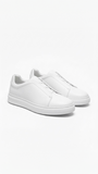 Jumel HAVEN Natural White Leather Slip On Sneakers
