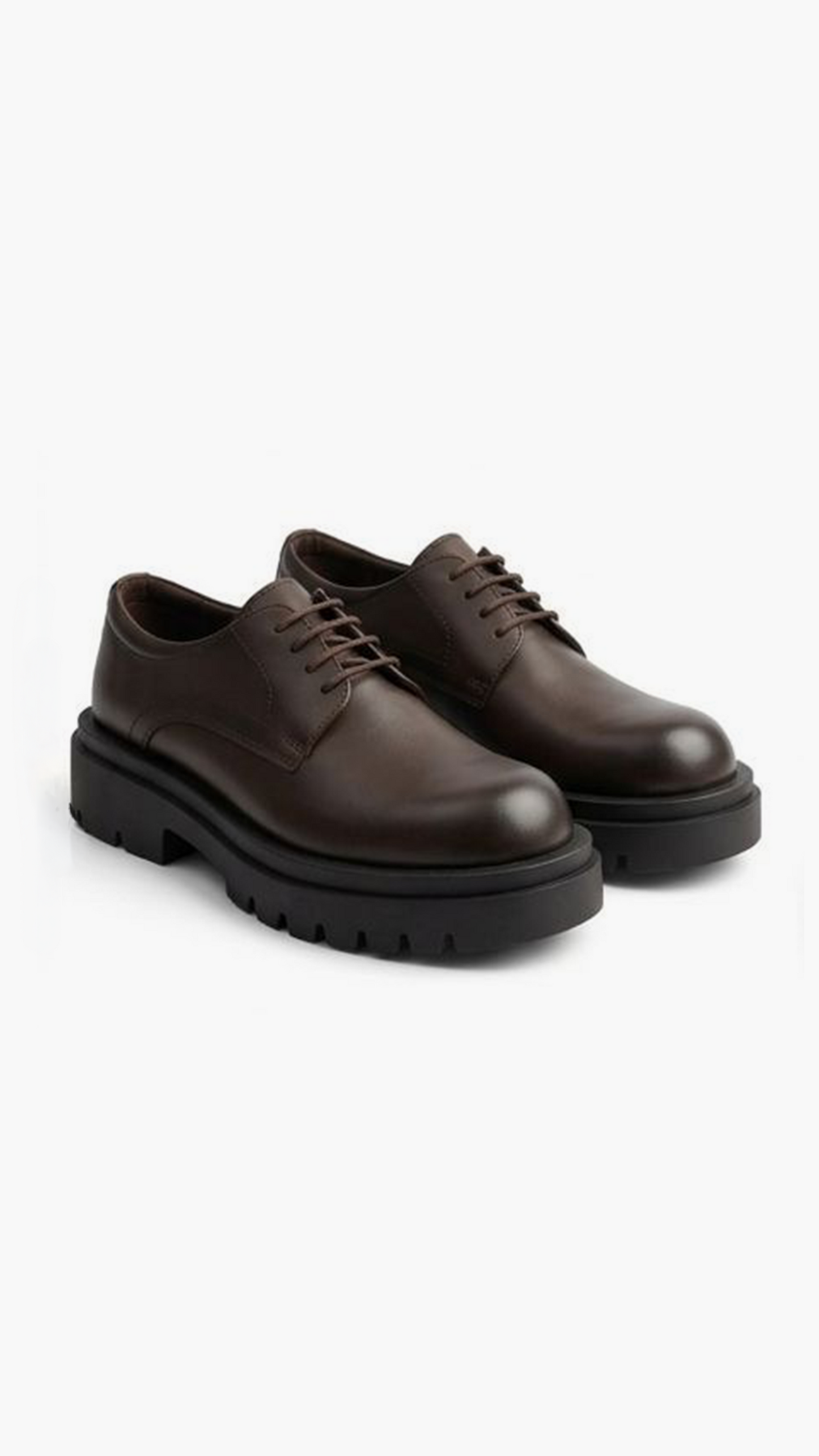 Jumel Brown REGENT Chunky Derby Shoes