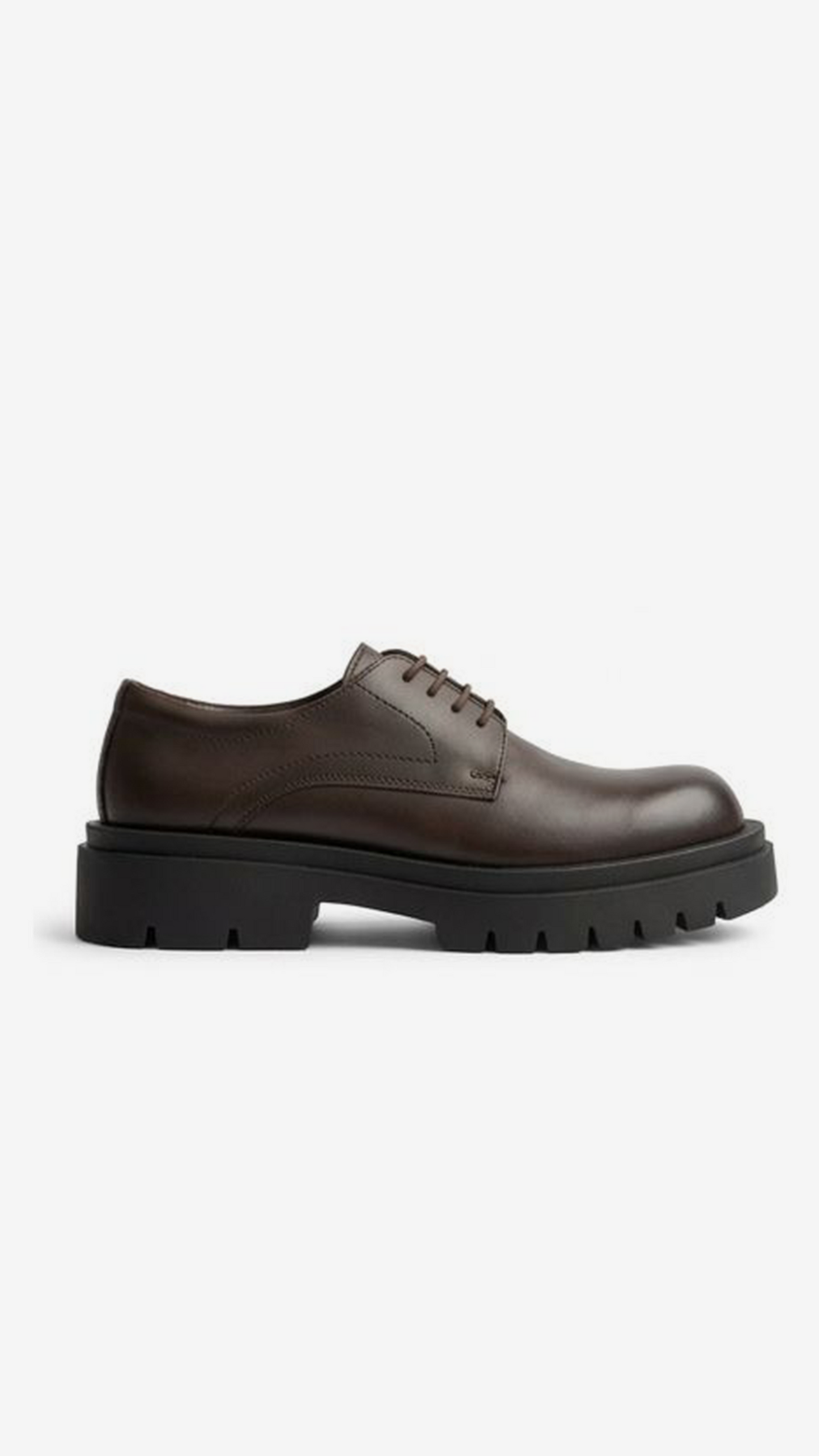 Jumel Brown REGENT Chunky Derby Shoes