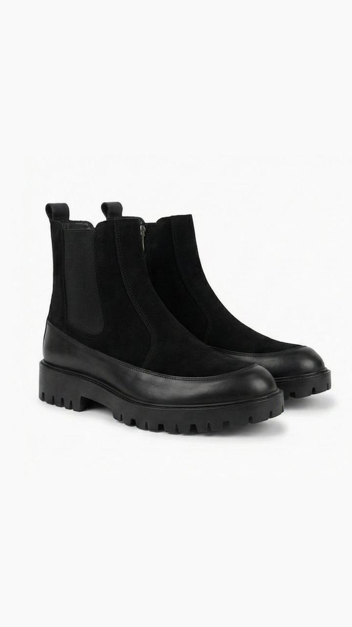 Jumel VECTOR Suede Zip Ankle Boots